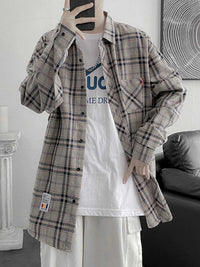 Men's Plus Size Plaid Button Up Shirt 100400594080014 38 Affordable Fashion Under $100 Jerry's Apparel 