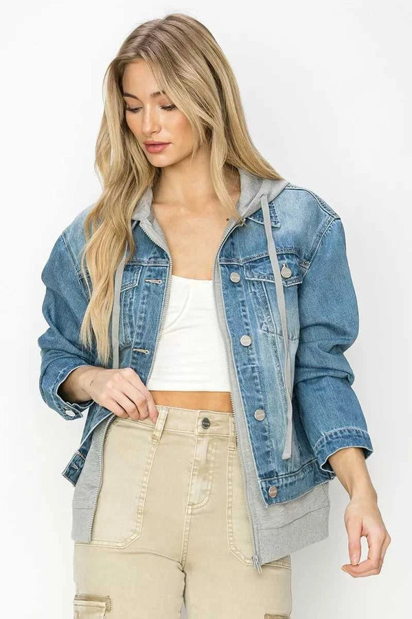 RISEN Oversized Hoodie Jacket 100100776321807 73 Affordable Fashion Under $100 Jerry's Apparel 