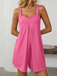 Mandy Sweetheart Neck Wide Strap Romper with Pockets 100100323171551 26 Affordable Fashion Under $100 Jerry's Apparel 