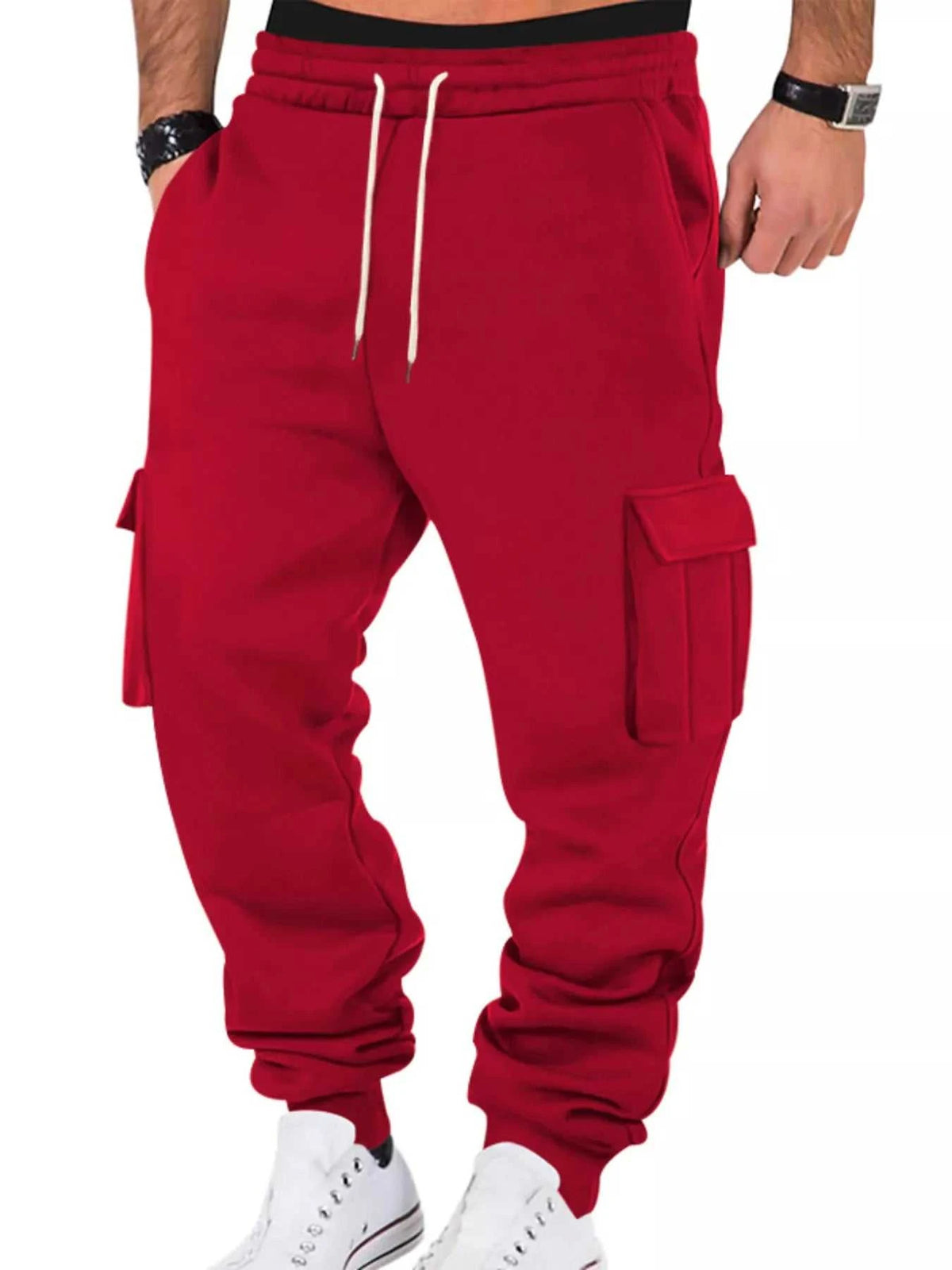 Men's Full Size Casual Joggers with Multi-Pocket Plus Size 100400257211490 36 Affordable Fashion Under $100 Jerry's Apparel 