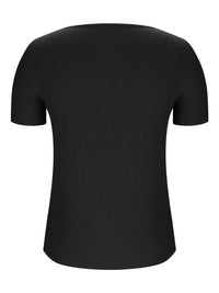Solid V-Neck Short Sleeve T-Shirt
