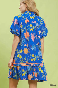 Umgee Floral Ruffle Hem Mini Dress 100100012841788 64 Affordable Fashion Under $100 Jerry's Apparel 