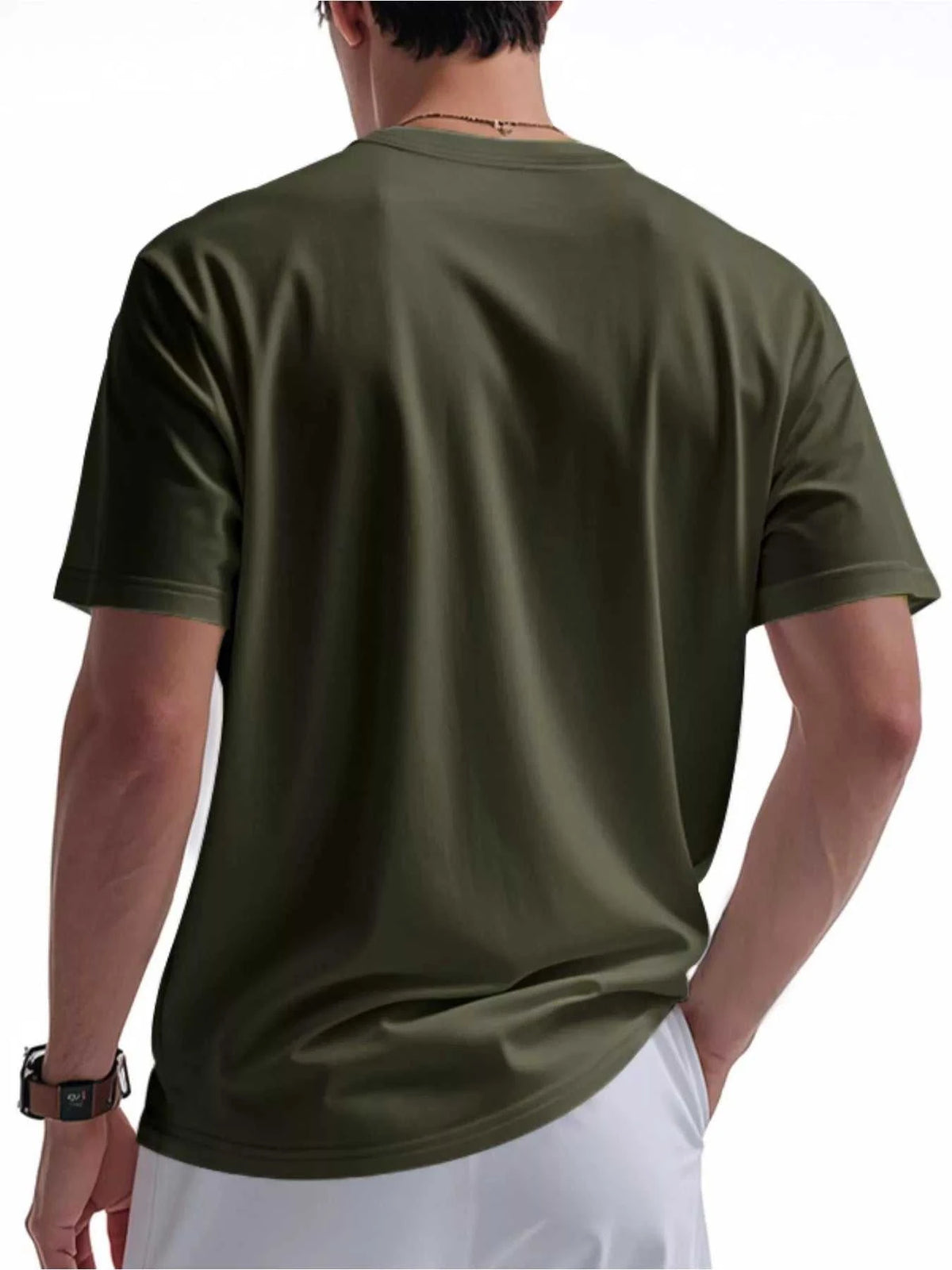 Men's Full Size Casual Button Detail Short Sleeve T-Shirt Plus Size 100400567753716 23 Affordable Fashion Under $100 Jerry's Apparel 