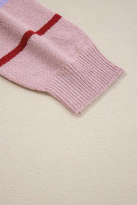 Striped Drop Shoulder Long Sleeve Sweater 100100465681268 45 Affordable Fashion Under $100 Jerry's Apparel 