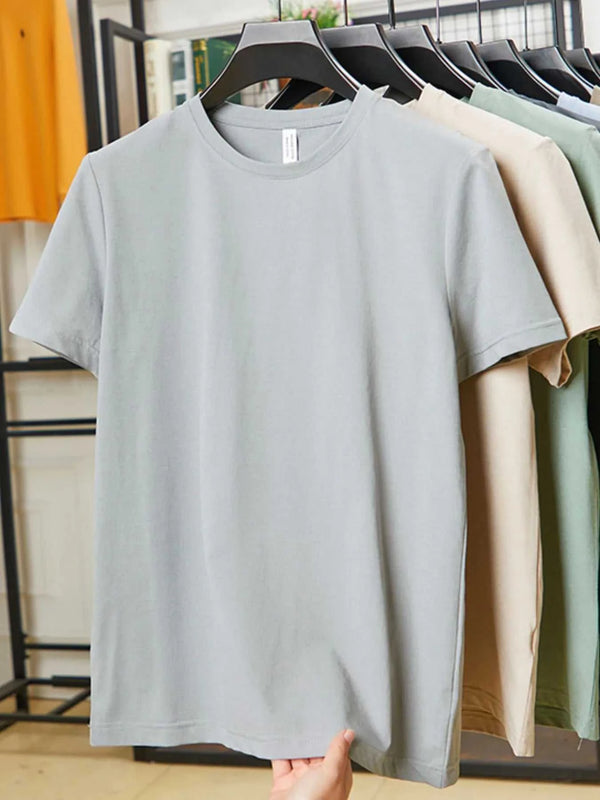 Men's Plus Size Round Neck Short Sleeve T-Shirt 100400688072393 23 Affordable Fashion Under $100 Jerry's Apparel 