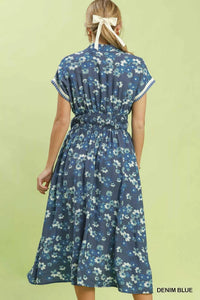 Umgee Ruffle Sleeve Henley Shift Dress 100100370371105 66 Gifts for Her Jerry's Apparel 