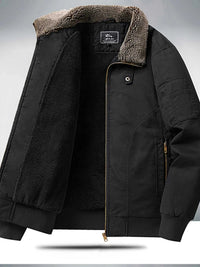 Men's Plus Size Sherpa Lined Zip Up Jacket 100400891583575 134 Fashion Forward Plus Size Clothing Jerry's Apparel 