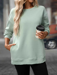 Casual Solid Color Long Sleeve Sweatshirt 100100430421753 39 Affordable Fashion Under $100 Jerry's Apparel 