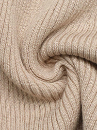 Ribbed Mock Neck Flare Sleeve Sweater Dress 100100035723976 41 Affordable Fashion Under $100 Jerry's Apparel 