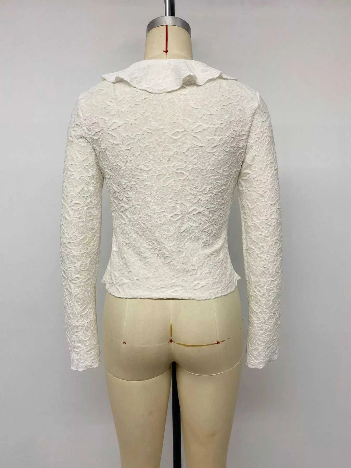 Ruffled Long-Sleeve T-Shirt 100100351703294 31 Affordable Fashion Under $100 Jerry's Apparel 