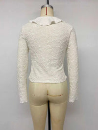 Ruffled Long-Sleeve T-Shirt 100100351703294 31 Affordable Fashion Under $100 Jerry's Apparel 