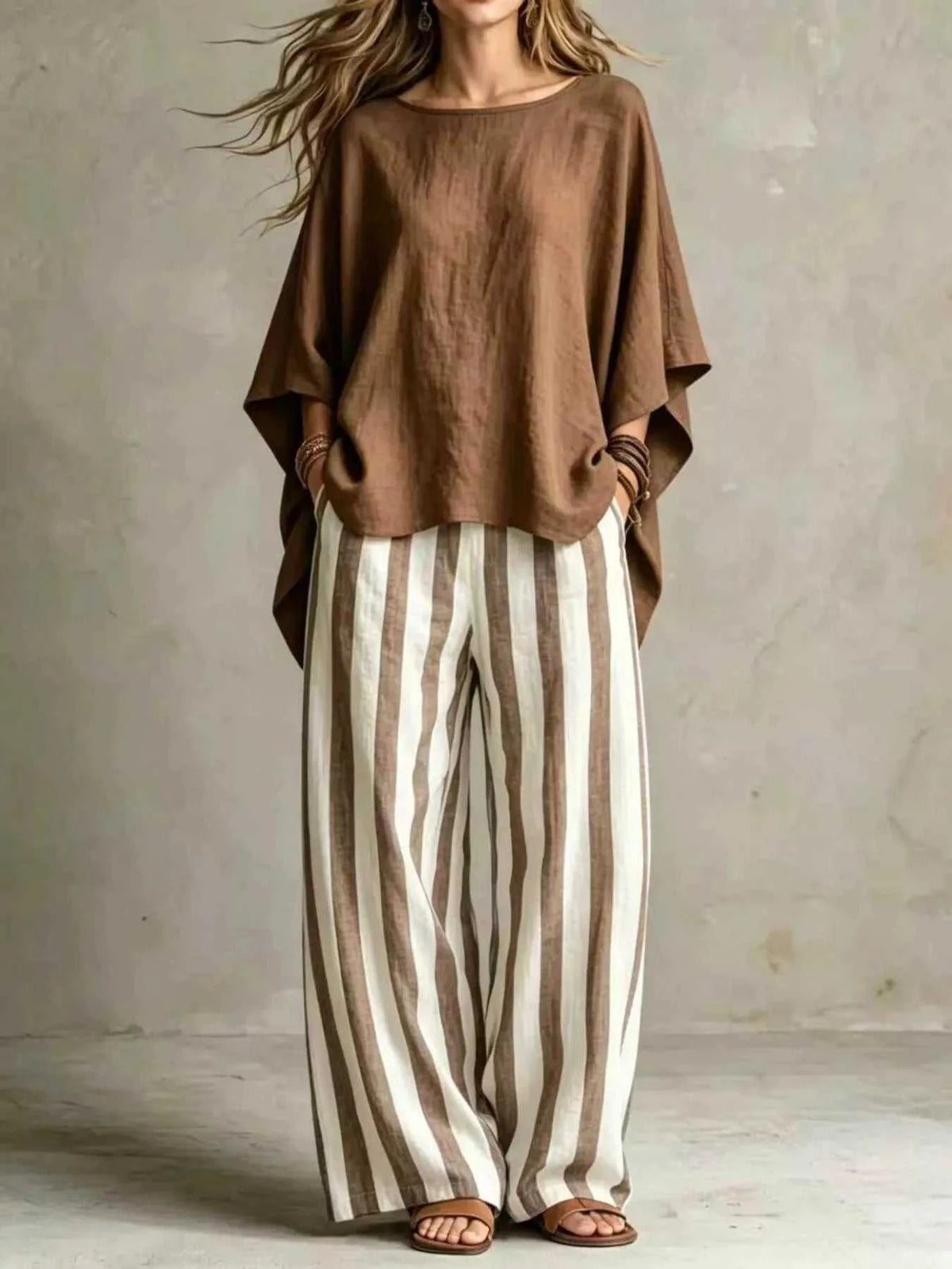 Full Size Solid Color Top and Pants Set Plus Size 100100687387446 50 Affordable Fashion Under $100 Jerry's Apparel 