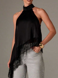 Halter Neck Lace Trim Cami 100100484379863 40 Affordable Fashion Under $100 Jerry's Apparel 