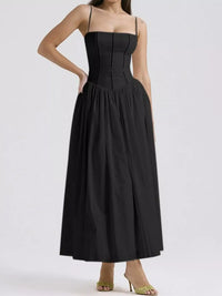 Floral Spaghetti Straps Midi Dress 101001005550846 56 Affordable Fashion Under $100 Jerry's Apparel 
