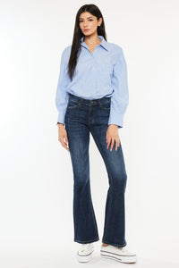 Full Size Mid Rise Flare Jeans