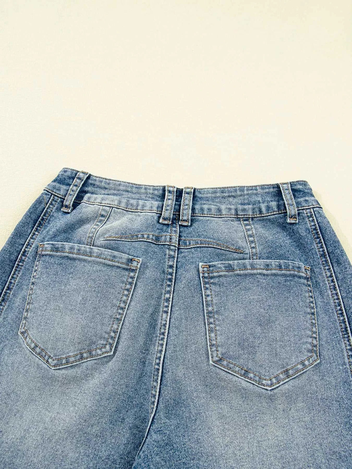 Vintage Washed Seam Detail Shift Jeans 100100563839679 76 Affordable Fashion Under $100 Jerry's Apparel 