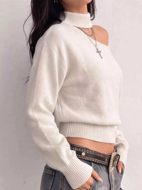 Cold-Shoulder Dropped Shoulder Sweater 101002178198297 31 Affordable Fashion Under $100 Jerry's Apparel 