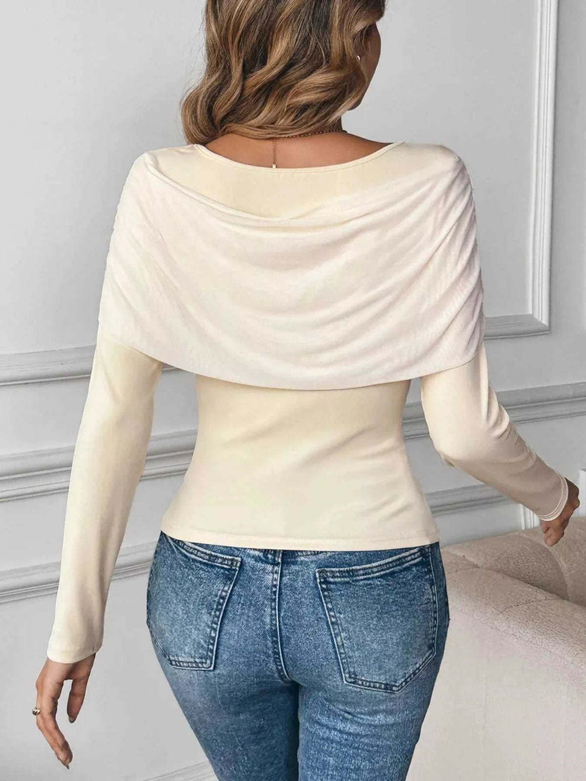 Bow Long Sleeve T-Shirt 100100546481960 37 Affordable Fashion Under $100 Jerry's Apparel 