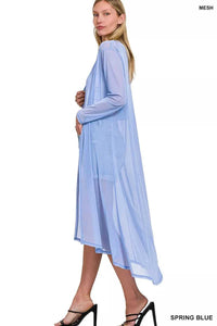 Zenana Mesh Open Front Cardigan 100100910941632 22 Affordable Fashion Under $100 Jerry's Apparel 