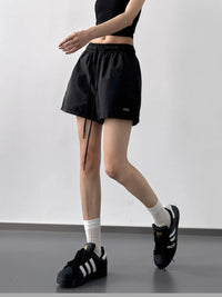 High Waisted Drawstring Shorts