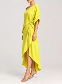 Full Size One-Shoulder Asymmetric Hem Midi Dress Plus Size 101001732260581 53 Gifts for Her Jerry's Apparel 
