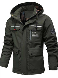 Men's Plus Size Hooded Outdoor Windproof Coat 100400801151125 90 Affordable Fashion Under $100 Jerry's Apparel 