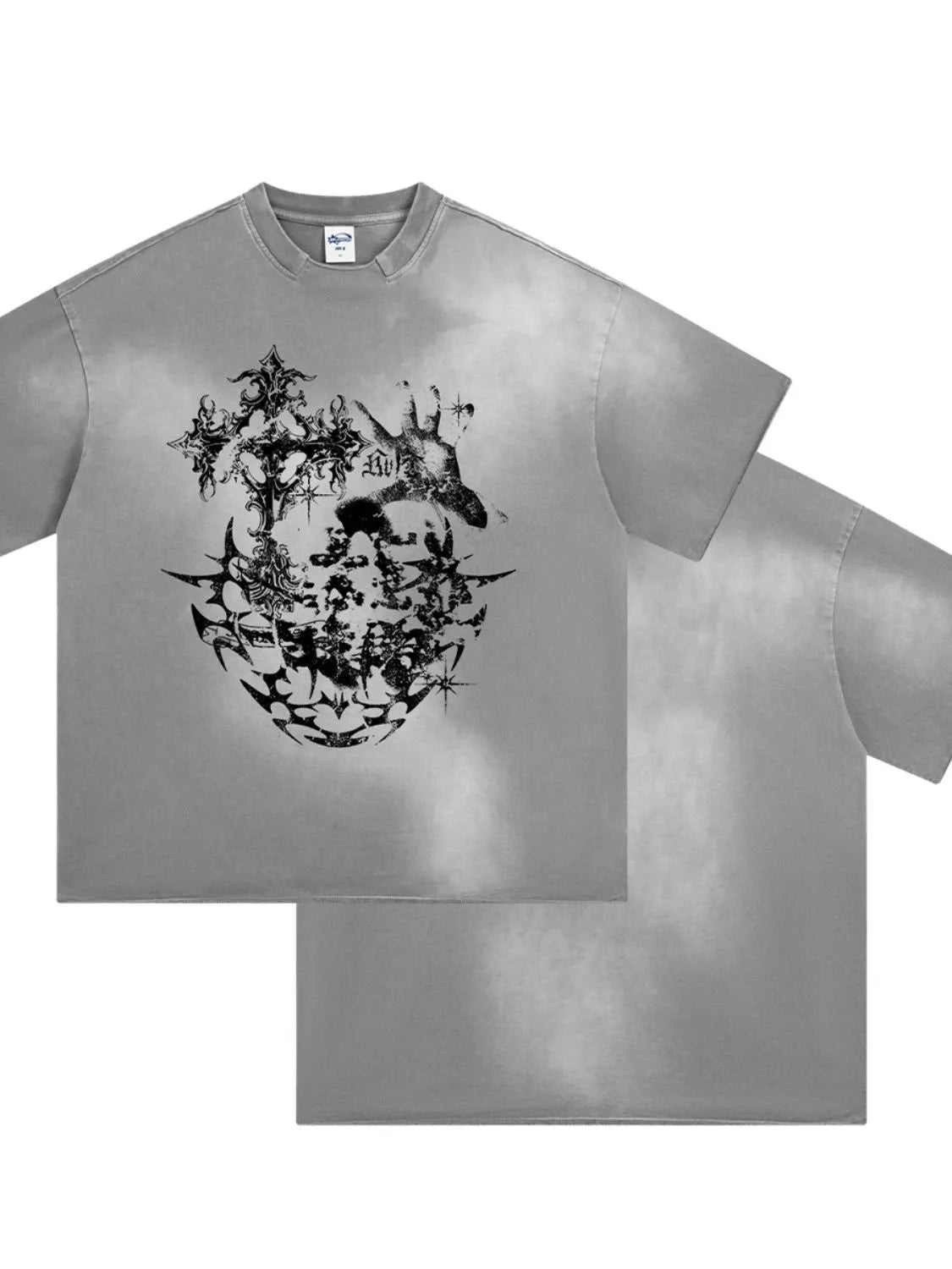 Men's Graphic Round Neck Half Sleeve T-Shirt