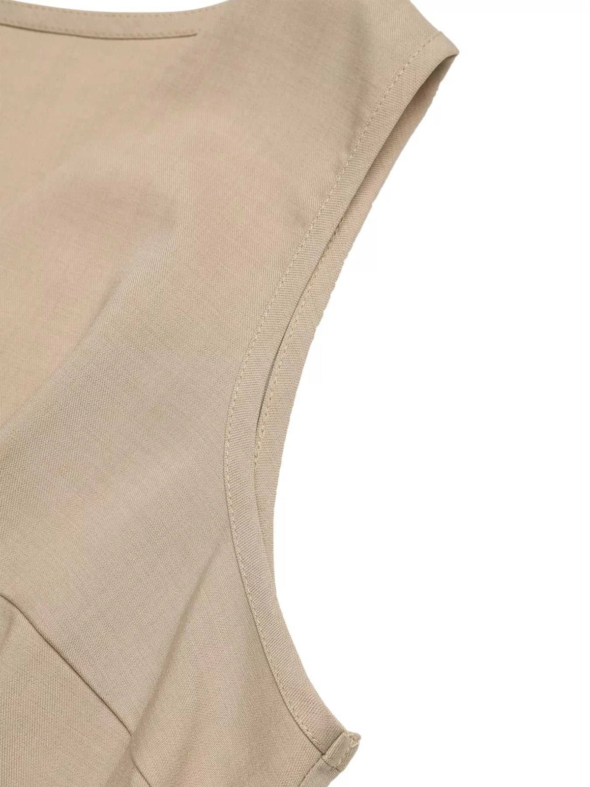 Sleeveless Button-Down Tie Waist Romper 100100621666827 34 Affordable Fashion Under $100 Jerry's Apparel 