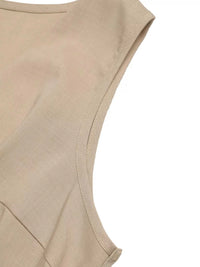 Sleeveless Button-Down Tie Waist Romper 100100621666827 34 Affordable Fashion Under $100 Jerry's Apparel 