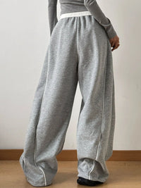 Drawstring Wide Leg Pants