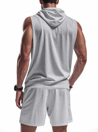 Men's Full Size Zip Up Sleeveless Hoodie & Shorts Set Plus Size 100400468664243 39 Affordable Fashion Under $100 Jerry's Apparel 