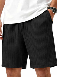 Men's Full Size Casual Texture Drawstring Shorts Plus Size 104001974250005 33 Affordable Fashion Under $100 Jerry's Apparel 