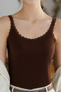 Lace Trim Scoop Neck Cami Top 100100995481321 12 Affordable Fashion Under $100 Jerry's Apparel 