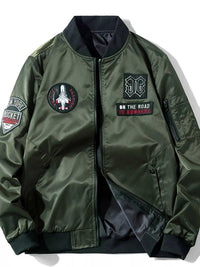 Men's Plus Size Zip Up Long Sleeve Bomber Jacket 100400515951454 77 Affordable Fashion Under $100 Jerry's Apparel 