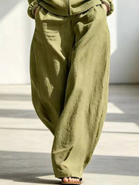 Full Size Zip-Up Jacket and Wide-Leg Pants Set Plus Size 101001541614338 62 Affordable Fashion Under $100 Jerry's Apparel 