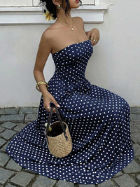 Polka Dot Tube A-Line Dress 100100003378935 36 Gifts for Her Jerry's Apparel 