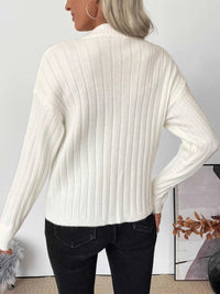 Ribbed Button Up Long Sleeve Cardigan 100100188529526 63 Affordable Fashion Under $100 Jerry's Apparel 