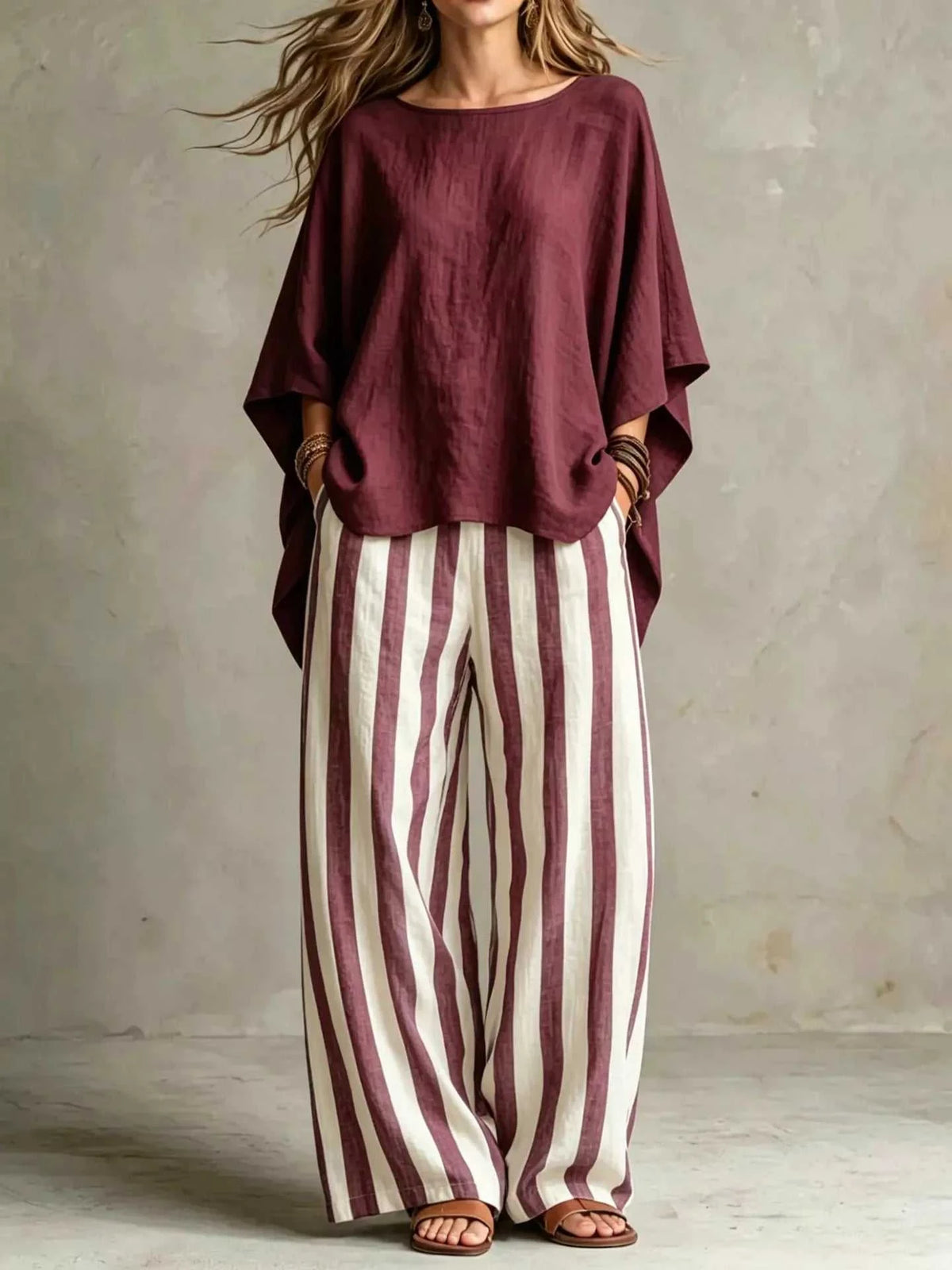 Full Size Solid Color Top and Pants Set Plus Size 100100687387446 50 Affordable Fashion Under $100 Jerry's Apparel 