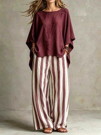 Full Size Solid Color Top and Pants Set Plus Size 100100687387446 50 Affordable Fashion Under $100 Jerry's Apparel 