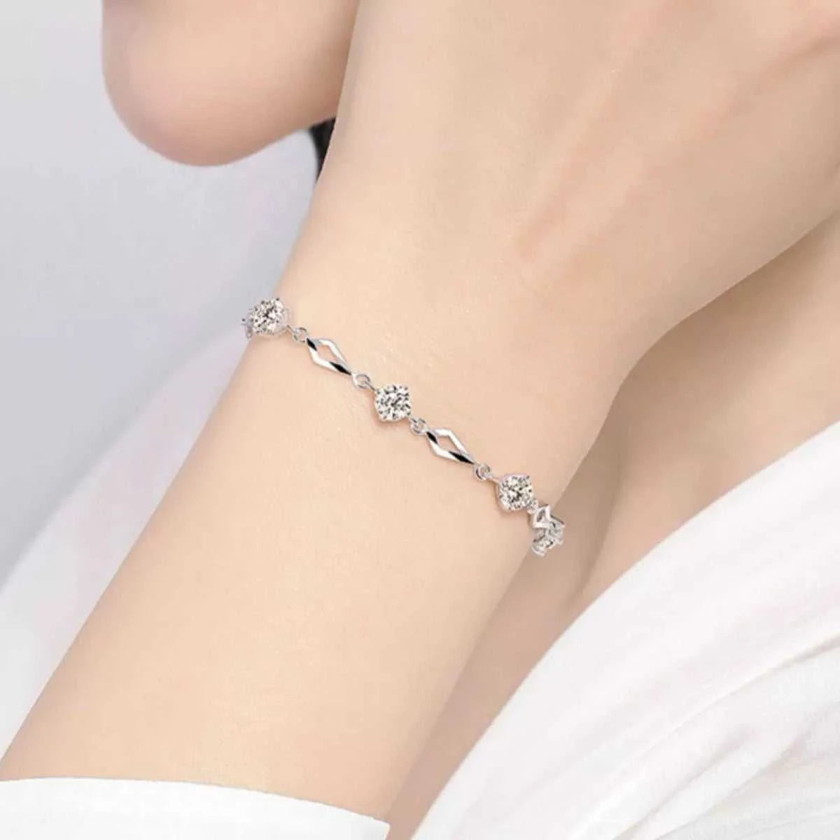 925 Sterling Silver Bracelet 100500426492595 80 Affordable Fashion Under $100 Jerry's Apparel 