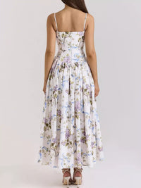 Floral Spaghetti Straps Midi Dress 101001005550846 56 Affordable Fashion Under $100 Jerry's Apparel 