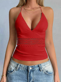 Lace Trim Halter Neck Cami 100100831461077 28 Affordable Fashion Under $100 Jerry's Apparel 