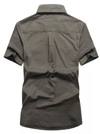 Men's Plus Size Casual Short Sleeve Cargo Shirt 100400405187100 53 Affordable Fashion Under $100 Jerry's Apparel 