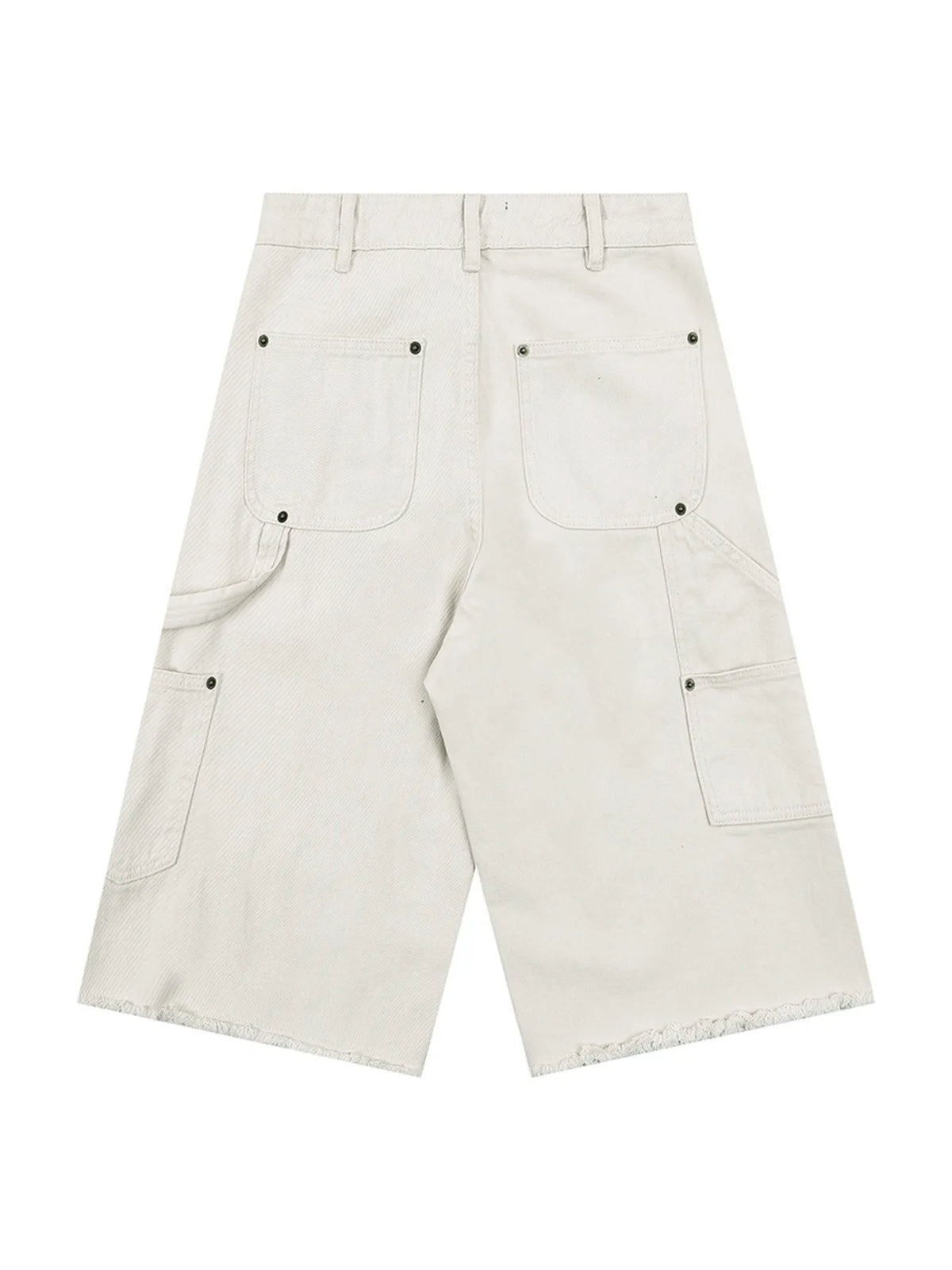 Men's Wide Leg Denim Shorts
