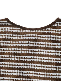 Striped Flare Sleeve Ribbed Knit Dress 101002374849166 47 Affordable Fashion Under $100 Jerry's Apparel 