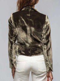 Velvet Lapel Collar One Button Blazer 100100335139968 39 Affordable Fashion Under $100 Jerry's Apparel 