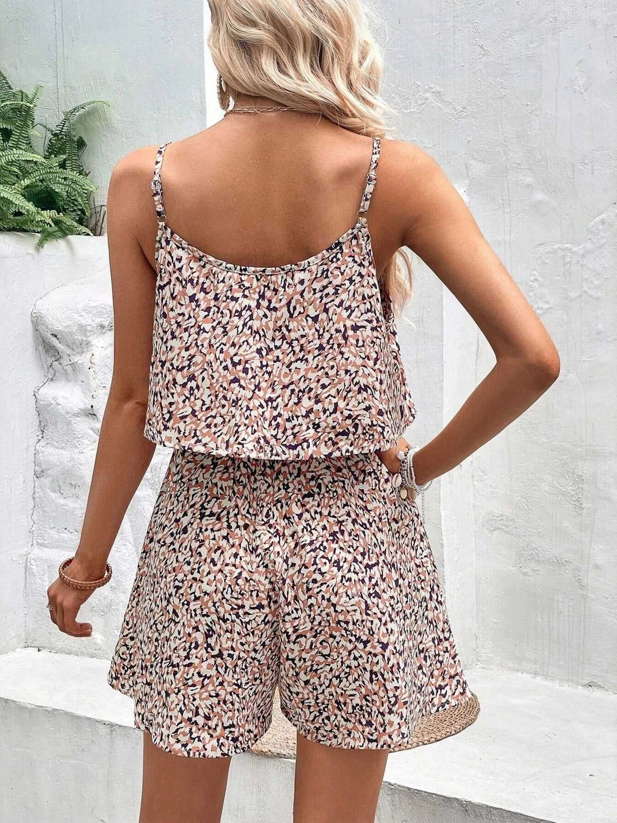Printed Spaghetti Strap Romper 100100937562778 27 Affordable Fashion Under $100 Jerry's Apparel 