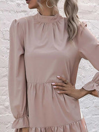High-Low Flounce Sleeve Dress 100100575256203 31 Affordable Fashion Under $100 Jerry's Apparel 