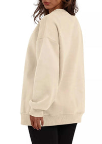 Casual Solid Color Long Sleeve Sweatshirt 100100430421753 39 Affordable Fashion Under $100 Jerry's Apparel 