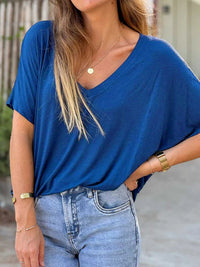 Casual V-Neck Relaxed Fit T-Shirt 100100751365785 22 Affordable Fashion Under $100 Jerry's Apparel 